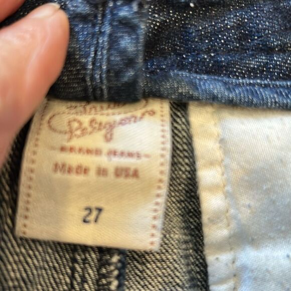 True Religion Blue Denim pencil skirt with Tan Label size 27 - Picture 4 of 7